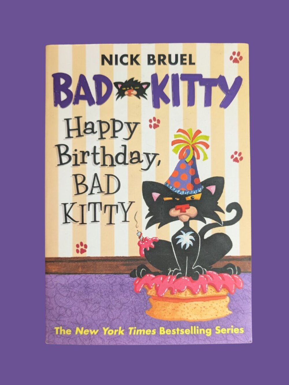 5/$20 Happy Birthday, Bad Kitty by Nick Bruel 2010 Illustrated Chapter Book